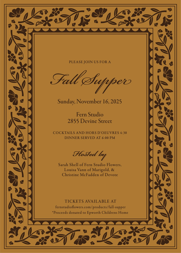 Fall Supper