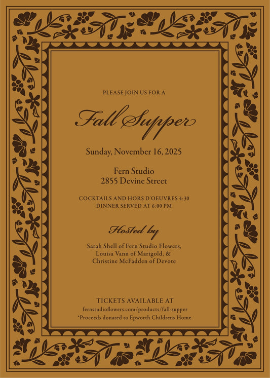 Fall Supper